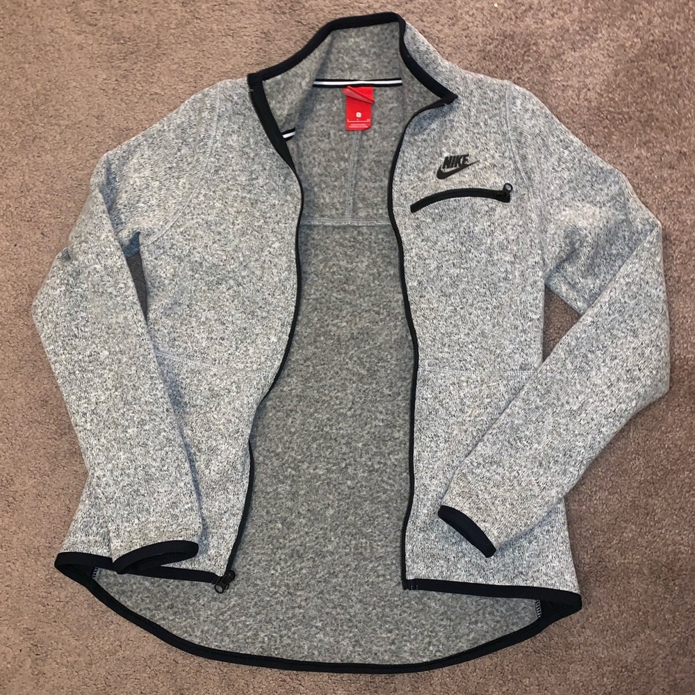 Grey Nike zip up